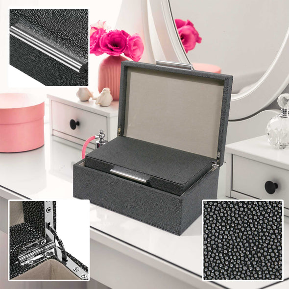 A22008 leather Decorative Boxes (2Pcs)