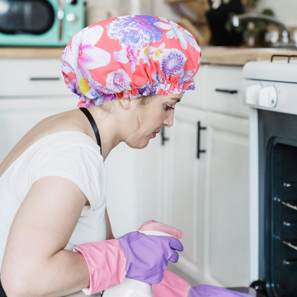 A22002 Shower cap+ hair brush